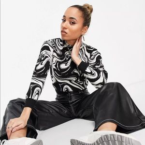 Mango Abstract Sweater
